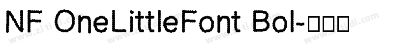 NF OneLittleFont Bol字体转换